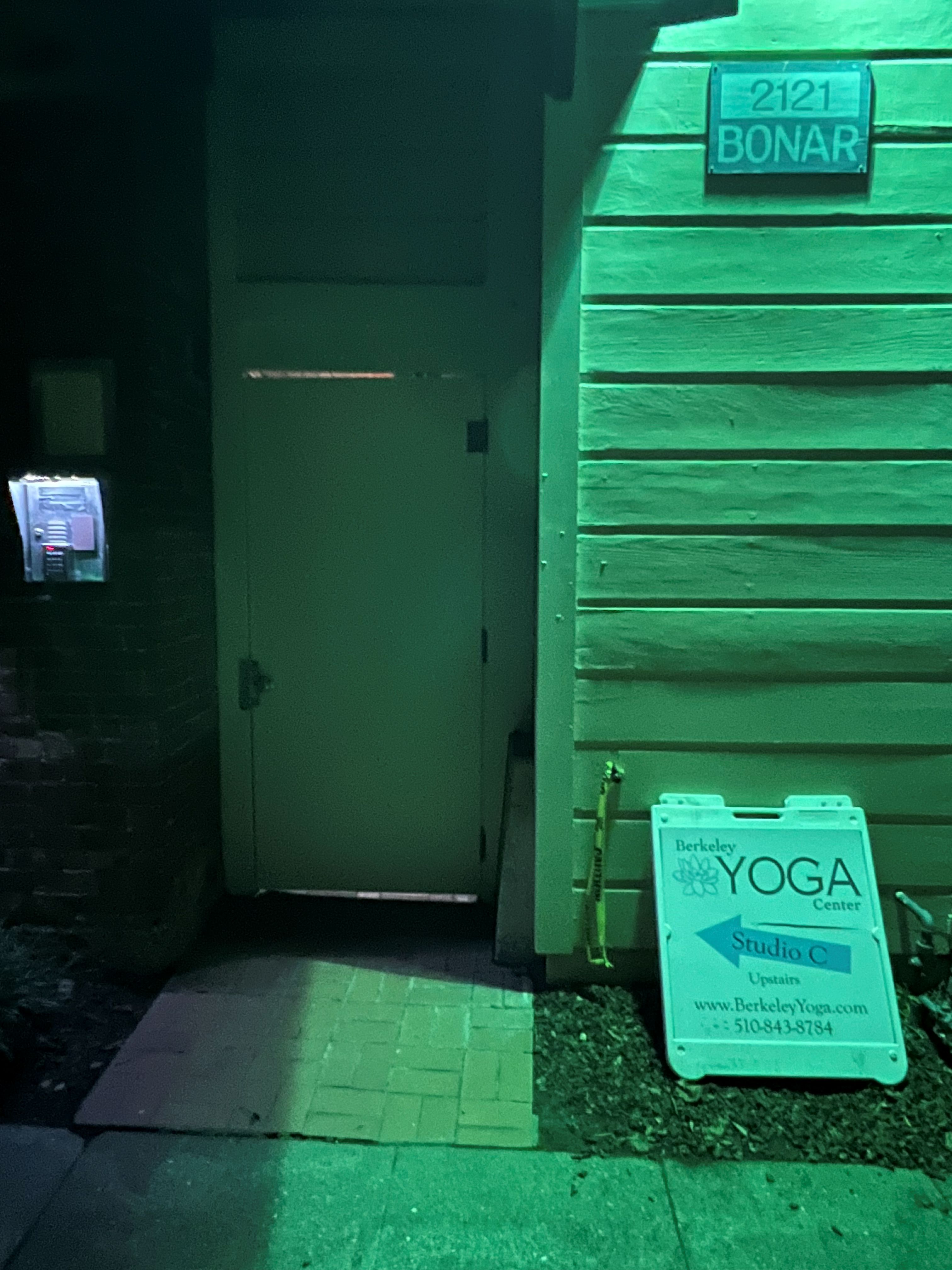 Nested Micro event space at Berkeley Yoga Center.